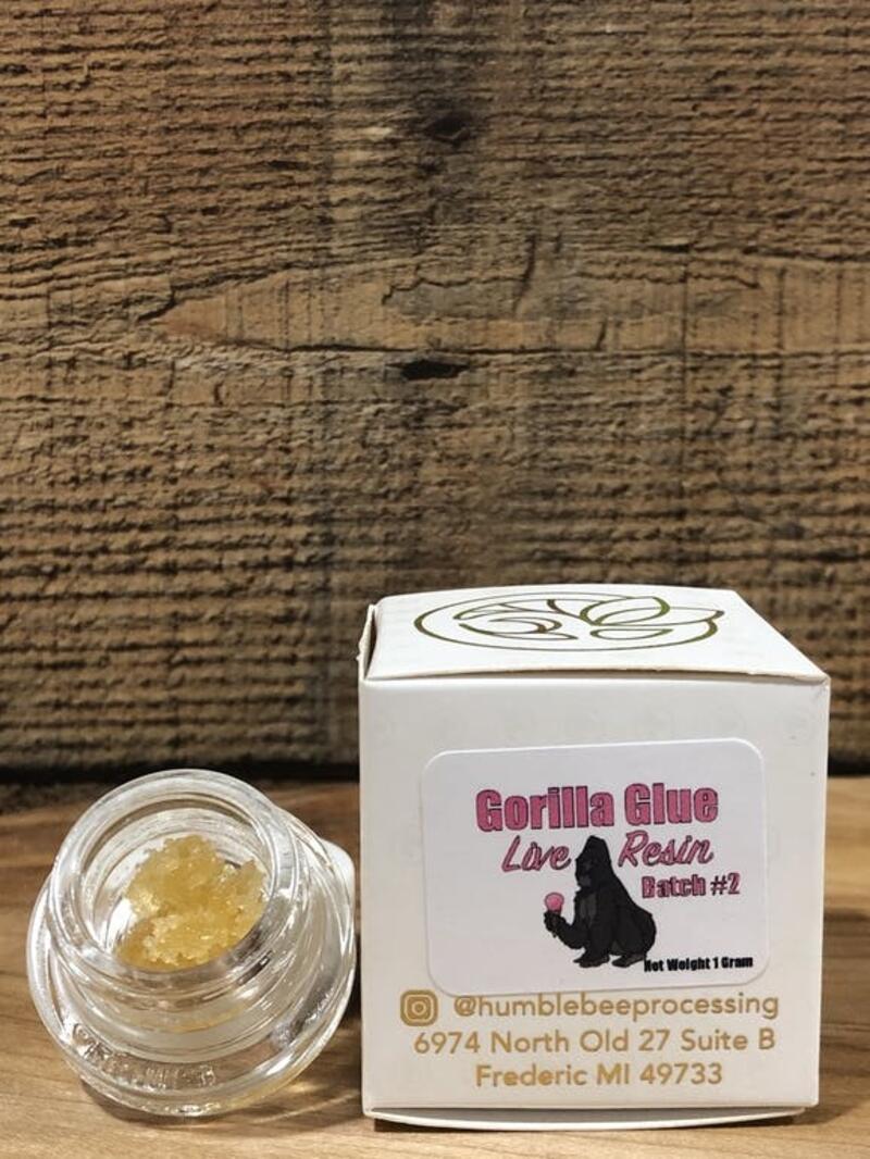 Humblebee Products: Gorilla Glue Live Resin Batch #2