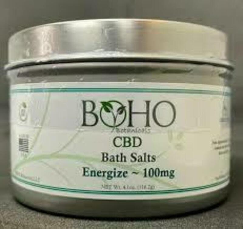 BOHO CBD Bath Salts 100mg Energize