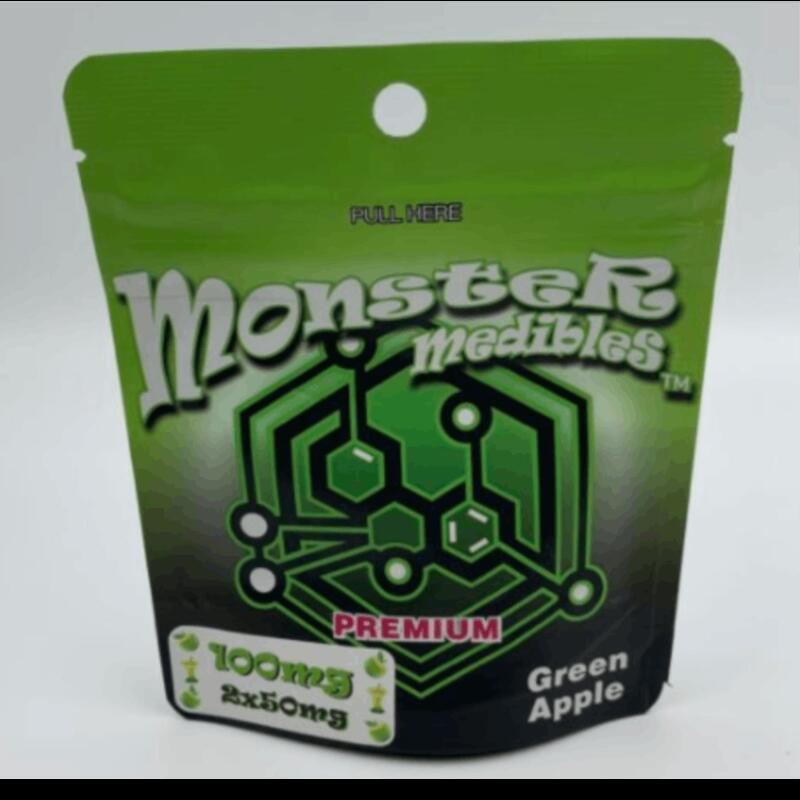 (MED) Monster - Green Apple (2x50mg), Unit