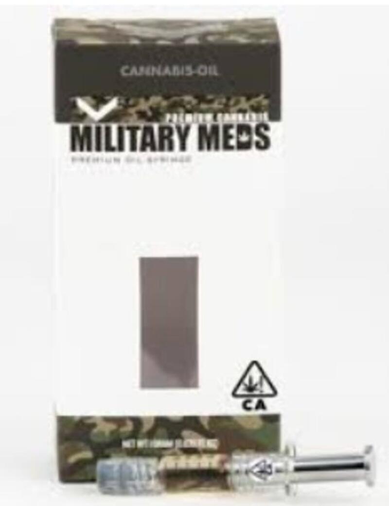Military Meds-1g Premium Oil RSO Syringe