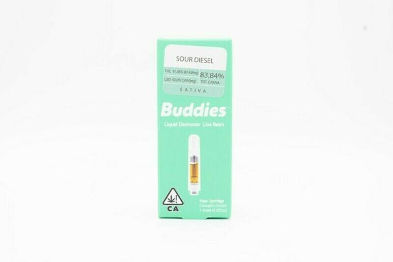 Buddies | Buddies | Sour Diesel | 1g Liquid Diamonds Cartridge