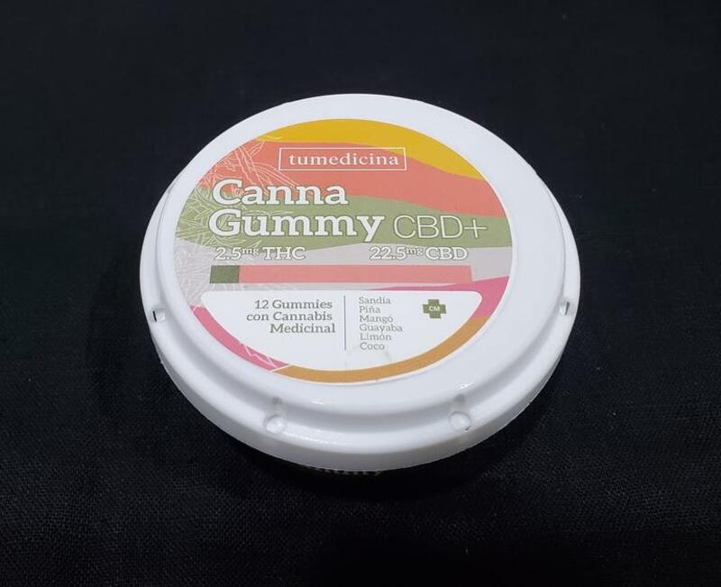 CBD CannaGummy Assorted Flavors Indica 22.5mg/12units