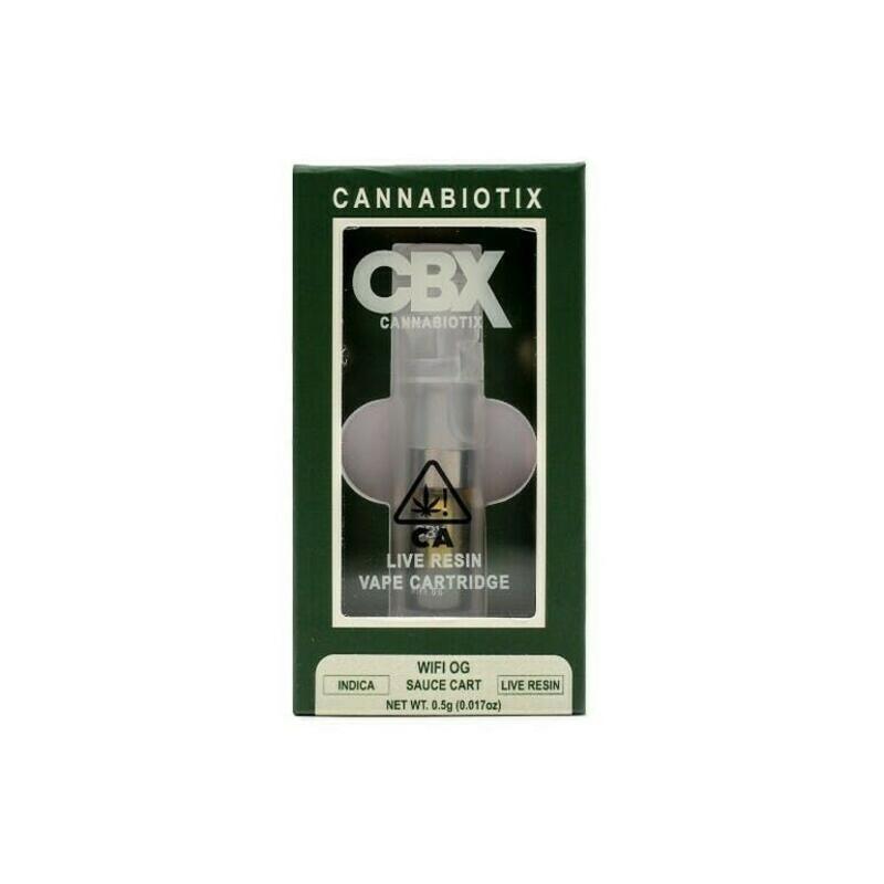 CBX | Cannabiotix | Wifi OG | .5g Live Resin Cartridge