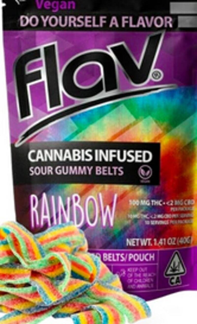 Flav | THC Gummies | Rainbow (Vegan)