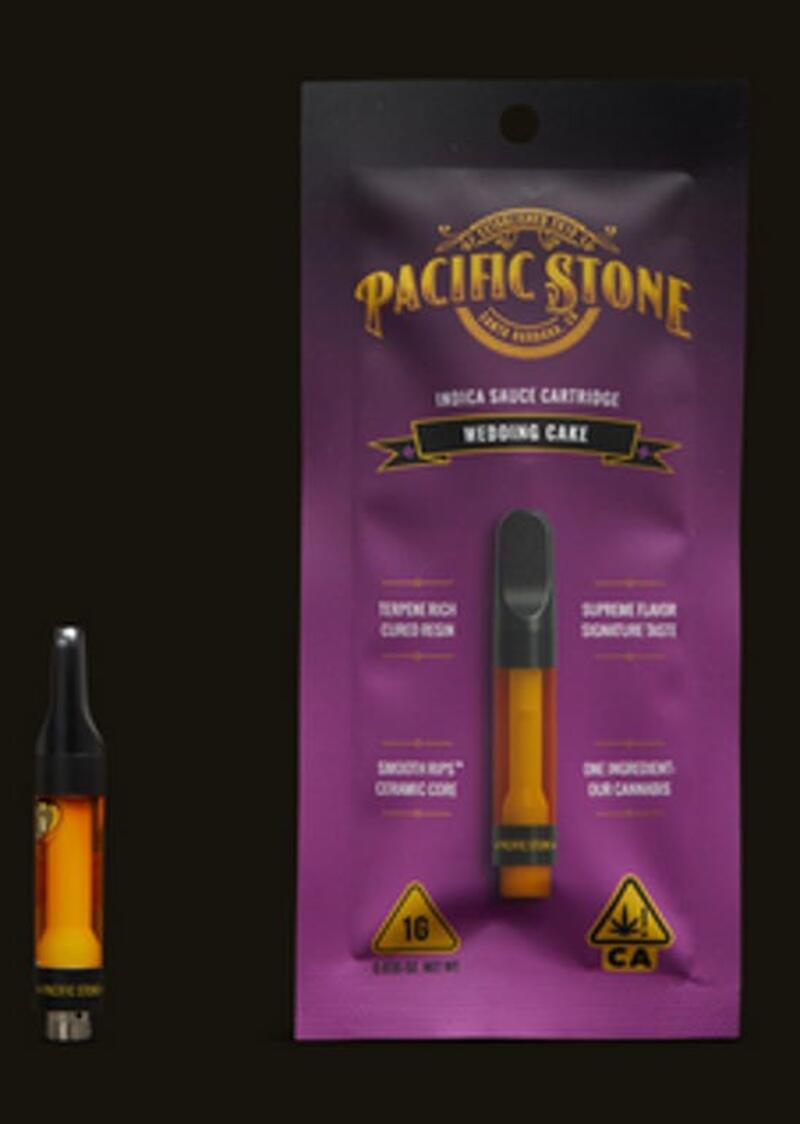 Pacific Stone Smooth Rips Cartridge | Wedding Cake | 1g