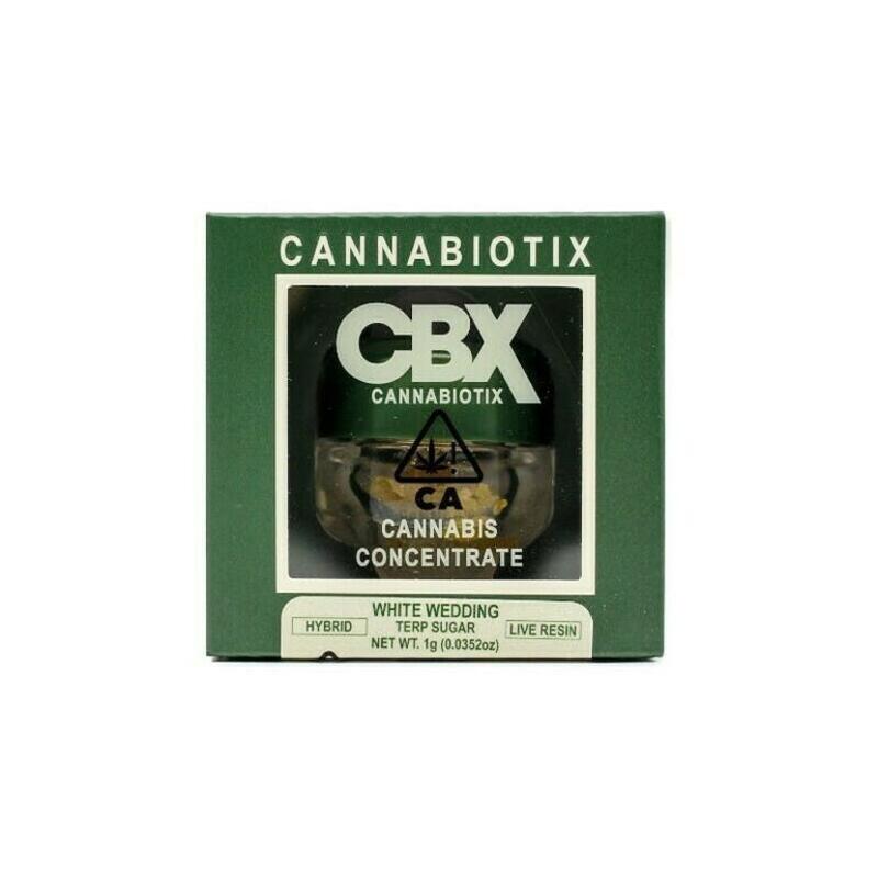 CBX | Cannabiotix | White Wedding | 1g Terp Sugar