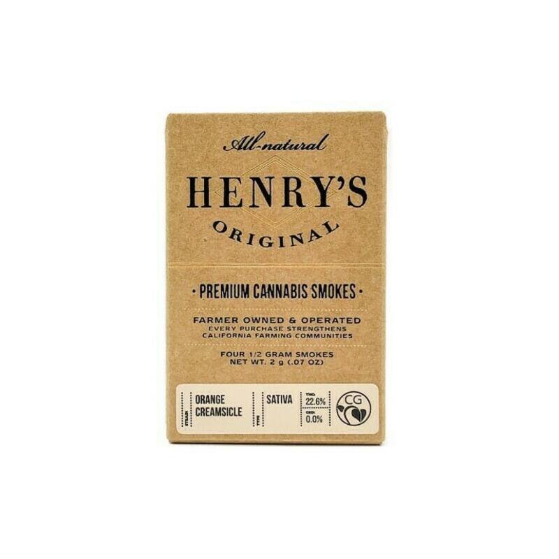 Henry's Originals | Henry's Originals | Orange Creamsicle | 2g Pre-rolls 4pk