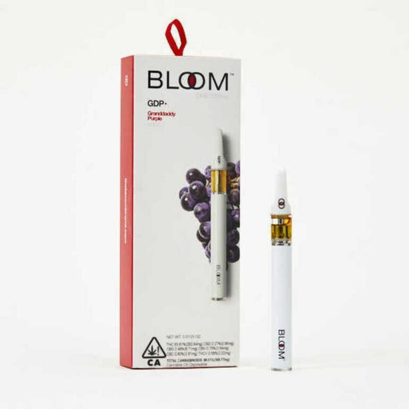 Bloom - Disposable - Grand Daddy Purple 0.35g
