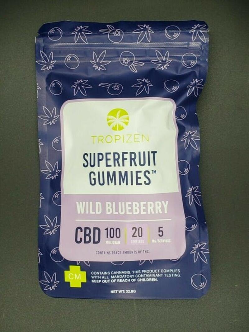 Superfruit Gummies Wild Berry CBD 100mg
