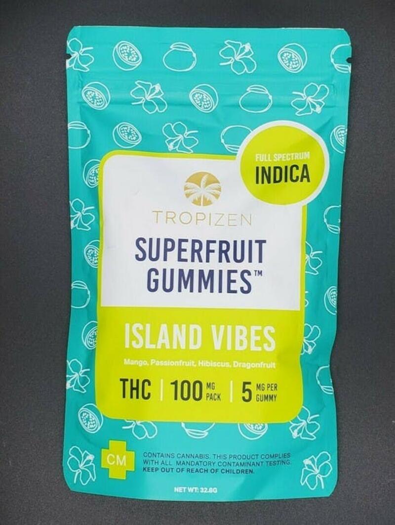 Superfruit Gummies Island Vibes 100mg