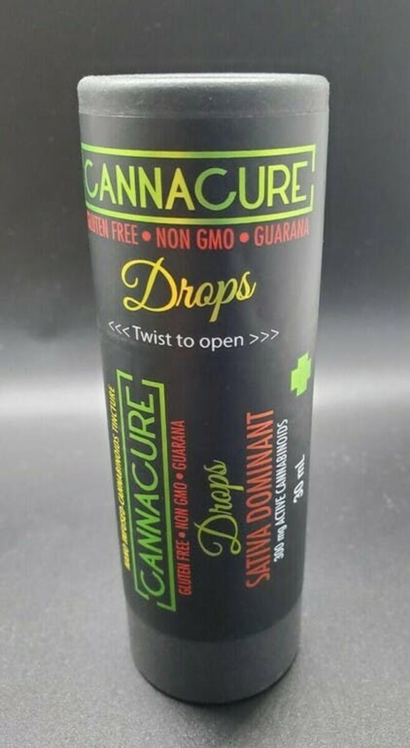 Cannacure Drops Sativa Dominant Tincture 300mg