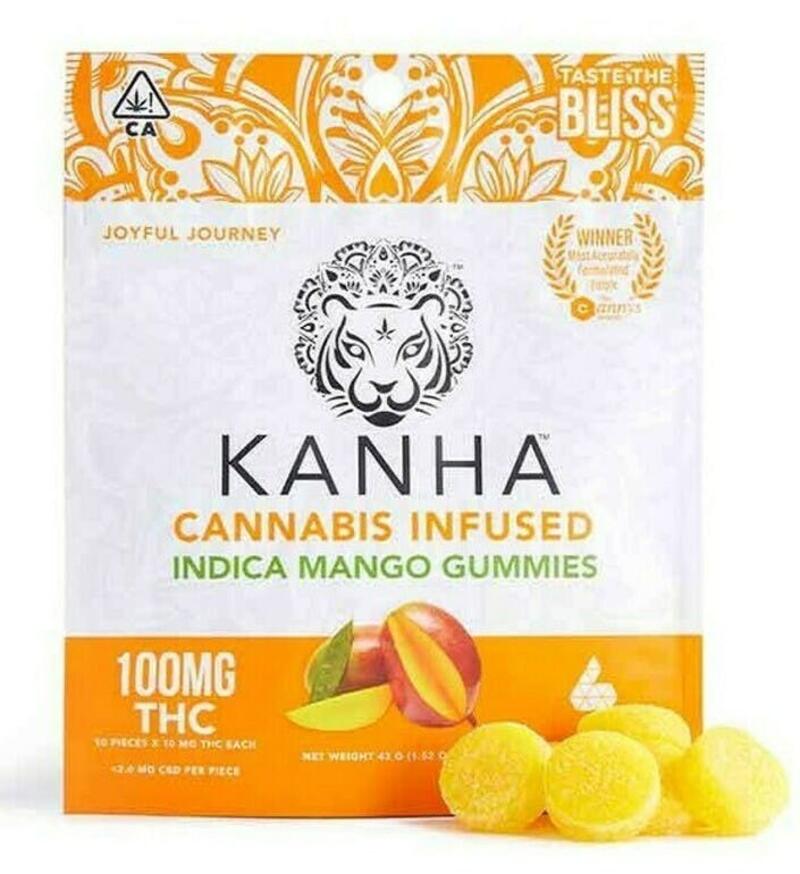 Kanha | Kanha Mango Indica 100mg Gummies