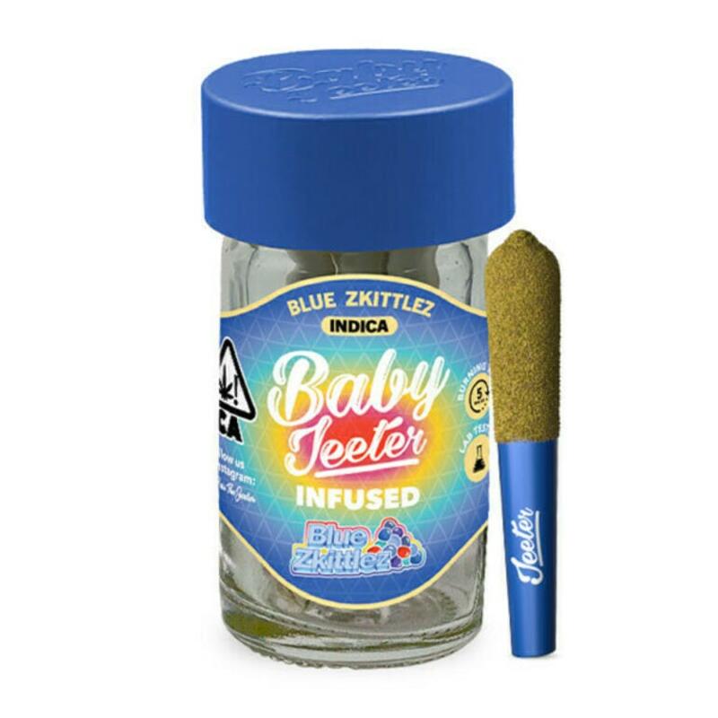 Baby Jeeter Blue Zkittlez 5-pack (Scheduled for Later)