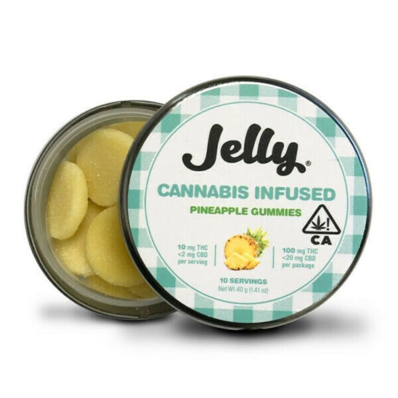 Jelly Pineapple Gummies (Delivered Now)