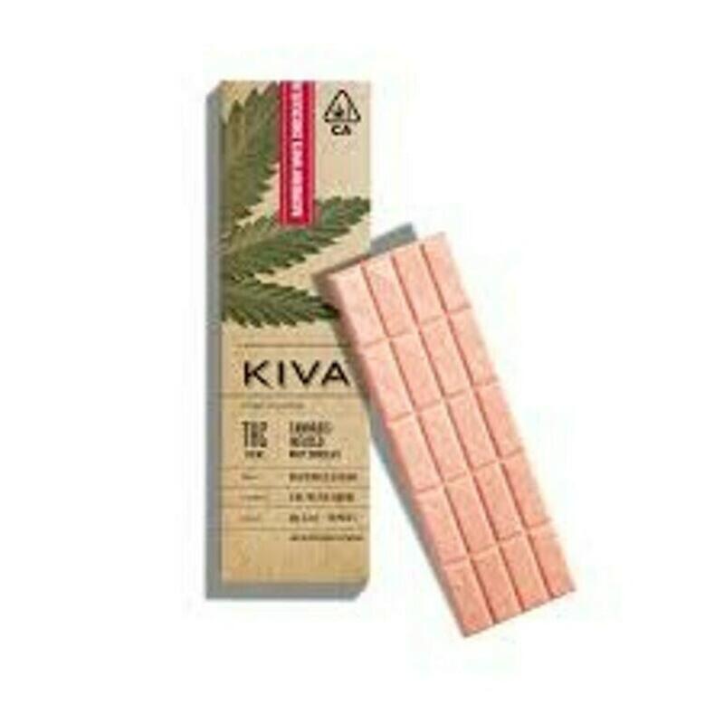 Kiva White Chocolate Raspberries & Cream Bar