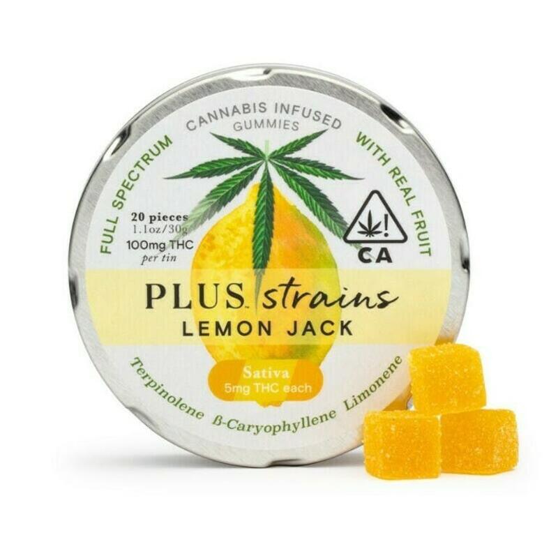 Plus | Plus Lemon Jack 100mg Gummies