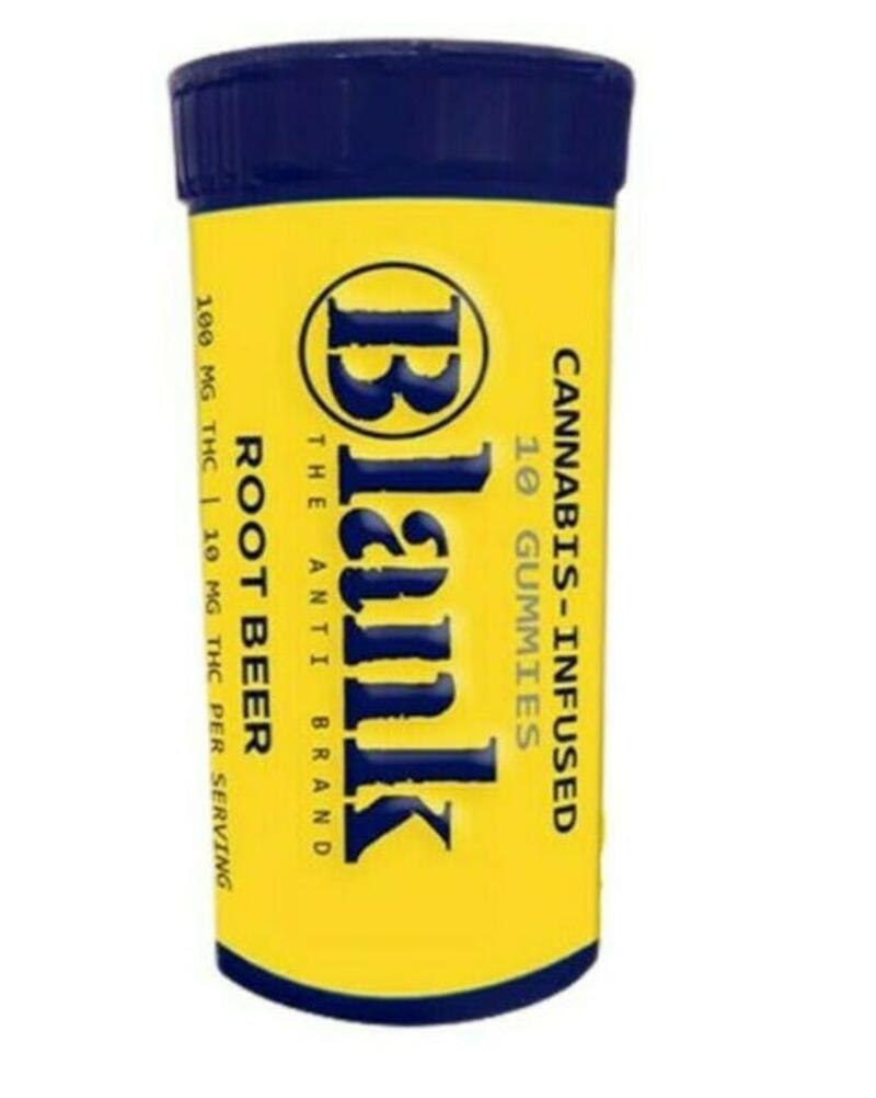 Blank Brand | Blank Root Beer Float 100mg Gummies