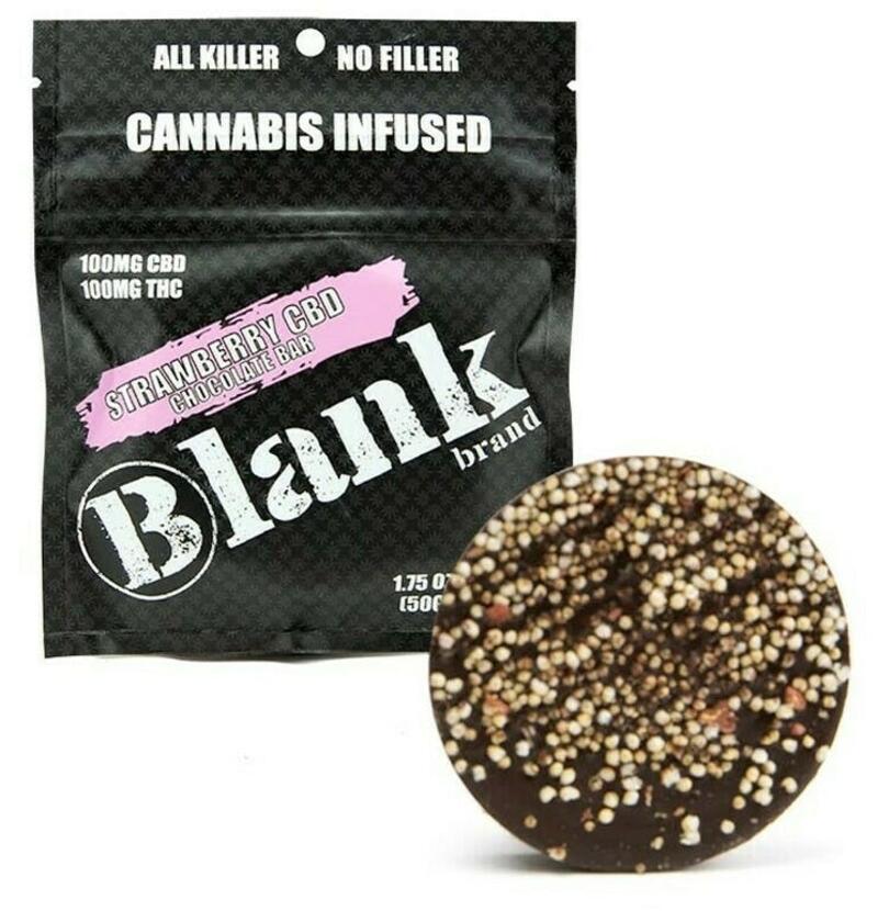 Blank Brand | Blank Strawberry Dark Chocolate CBD 1:1
