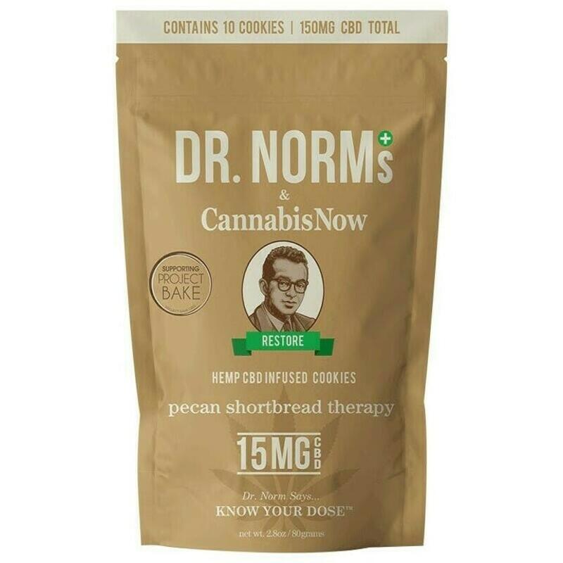 Dr. Norm's Pecan Shortbread Wellness Cookies