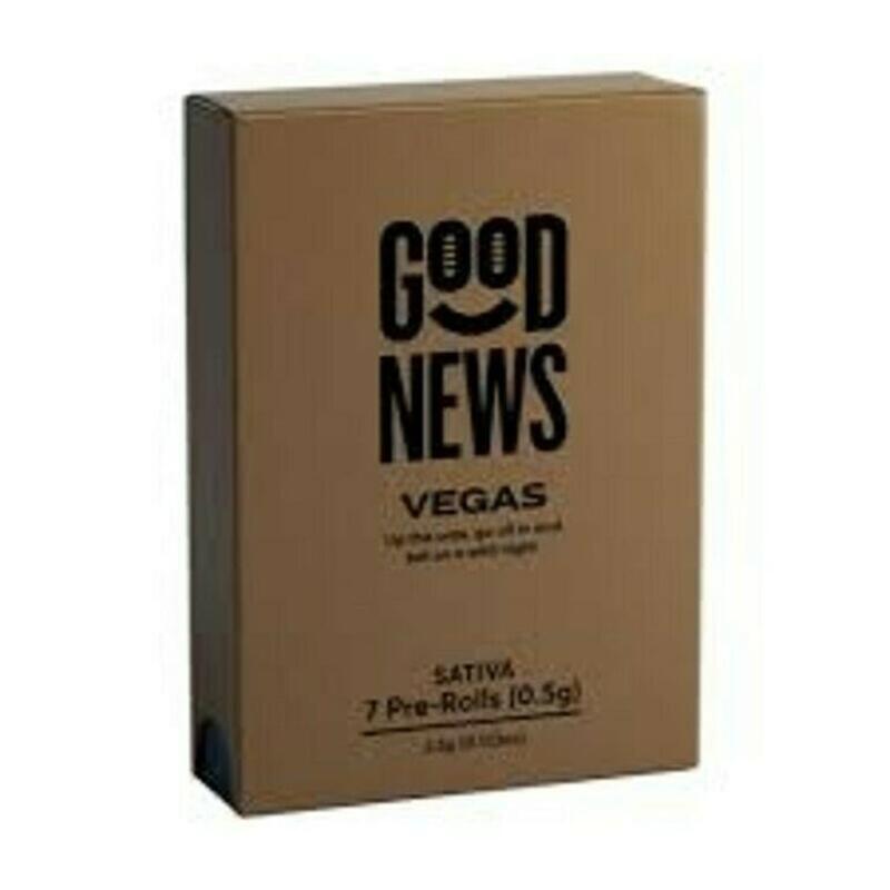 Good News | Good News | Vegas Sativa | 0.5g 7 Pack Prerolls