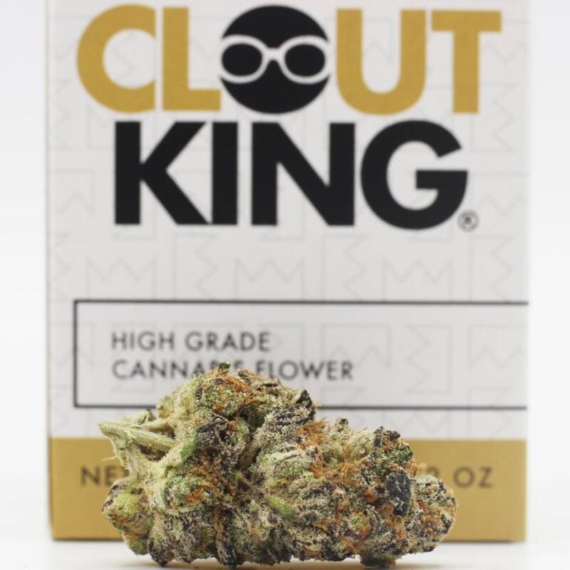 B. Clout King 3.5g Designer Flower - Quality 9.5/10 - Peanut Butter Cup (~27% THC)