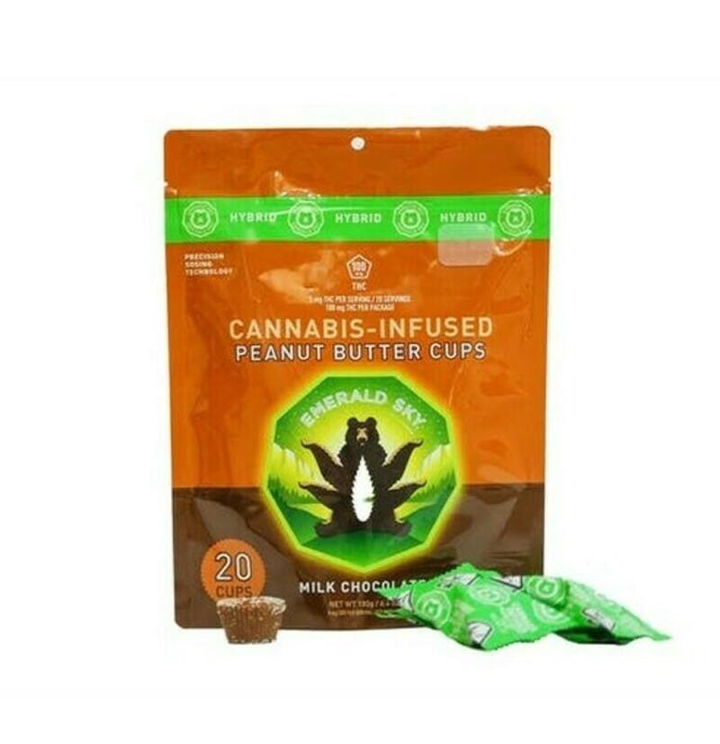Emerald Sky | Emerald Sky 10-Pack Sativa Peanut Butter Cups - 100mg