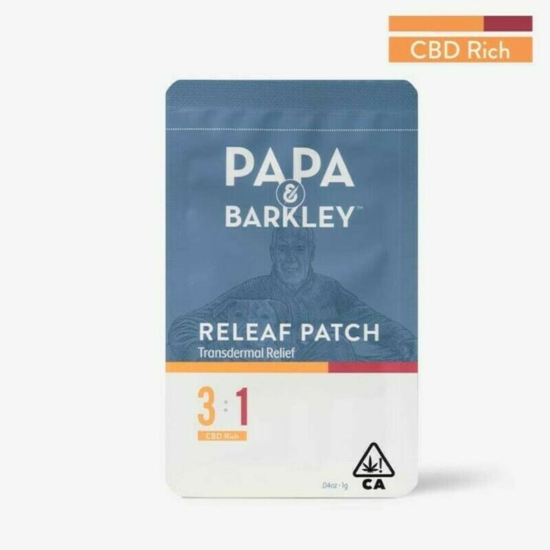 Papa & Barkley | Papa & Barkley 3:1 CBD Rich Patch 30mg