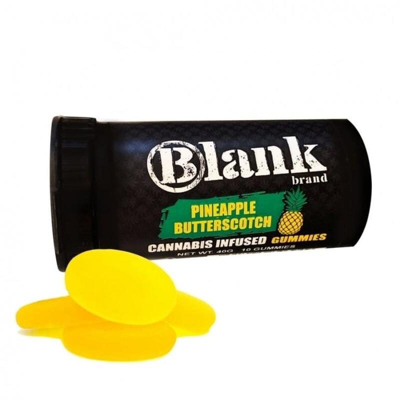 Blank | Pineapple Butterscotch Gummies | 100mg
