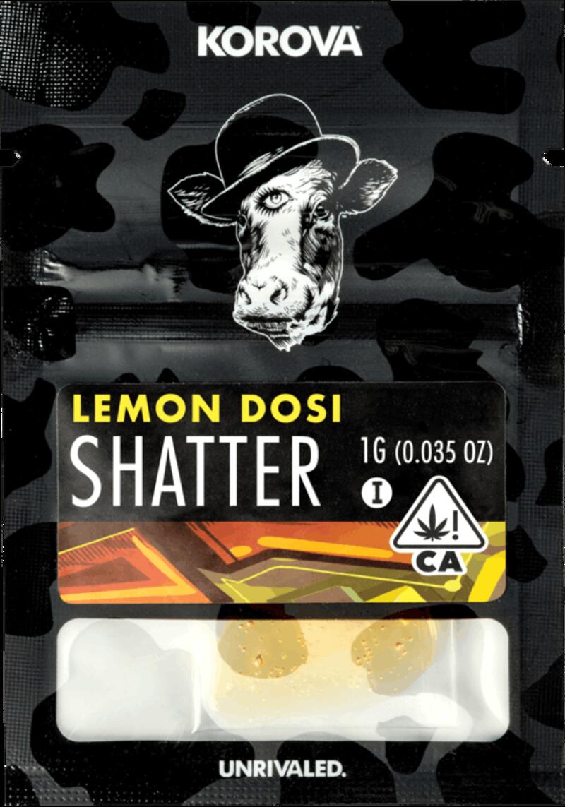 Lemon Dosi | 1g Shatter | Korova