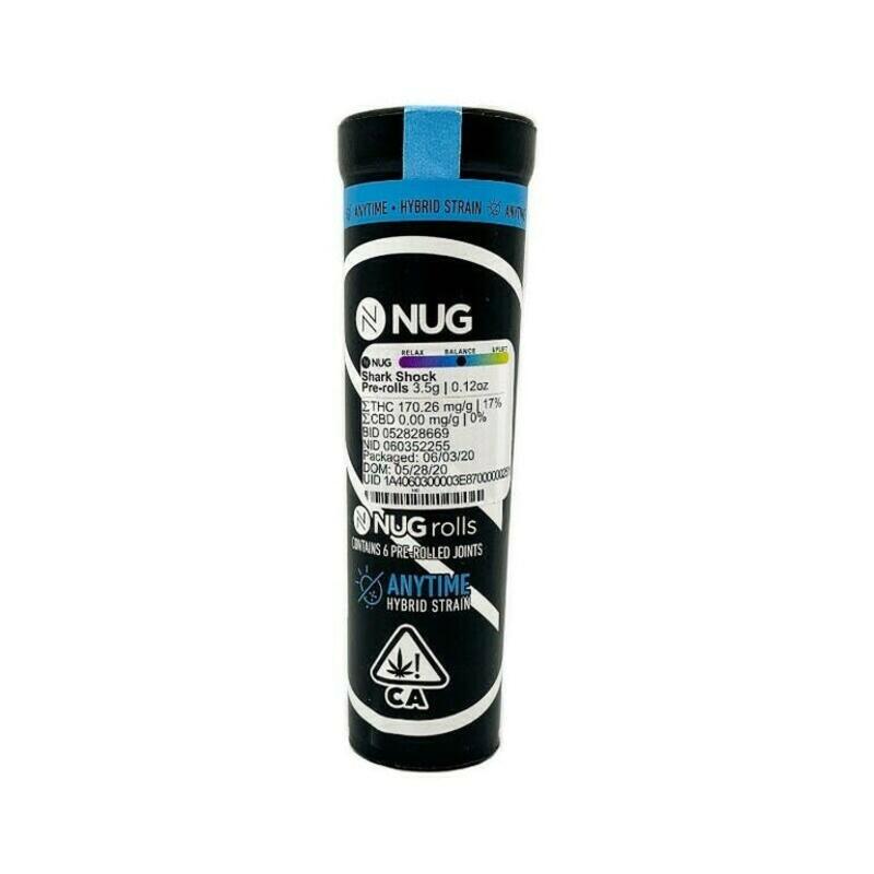 NUG Inc | NUG | Shark Shock | 3.5g Pre-roll 6pk