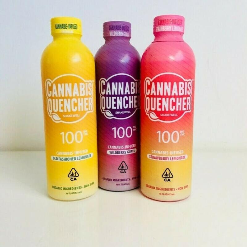 Cannabis Quencher | CQ Shot Strawberry Lemonade 100mg