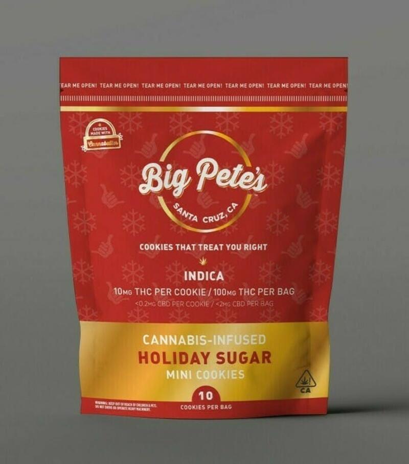 Big Pete's | Big Petes Holiday Sugar Cookies10-Pk 100mg
