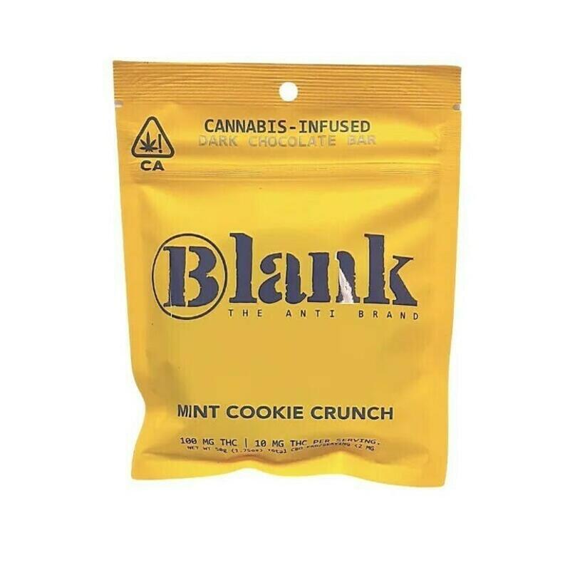 Blank Brand | Blank Mint Cookie Crunch Bar 100mg