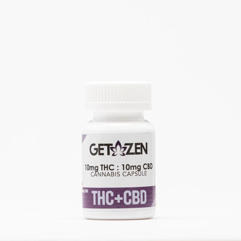 10mg THC + 10mg CBD - Ratio Capsule