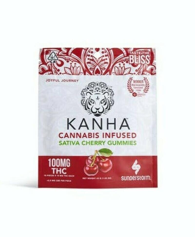 Kanha | 100mg THC Edible | Sativa Cherry