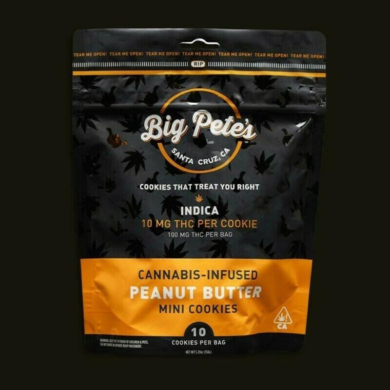 Big Pete's | Big Pete's Peanut Butter Cookie 10pk 100mg