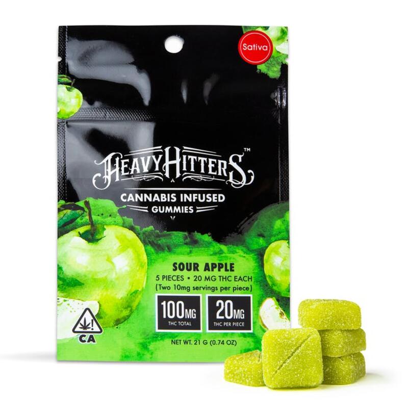 Ultra Potent Cannabis Infused Gummy - Sour Apple