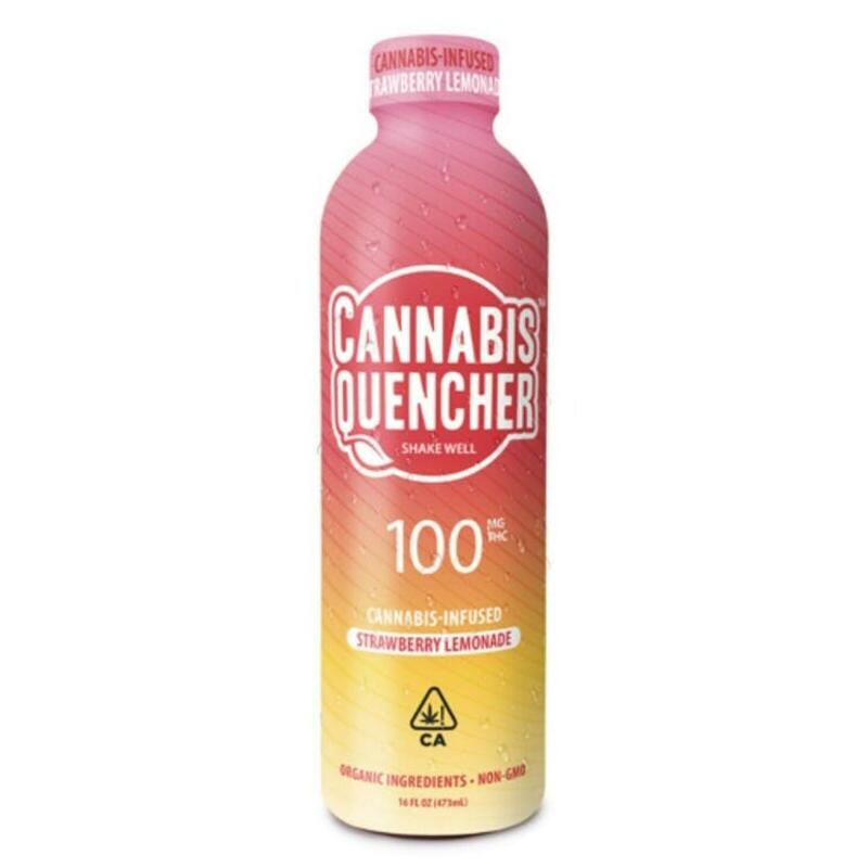 Cannabis Quencher - 100mg Drink Strawberry Lemonade