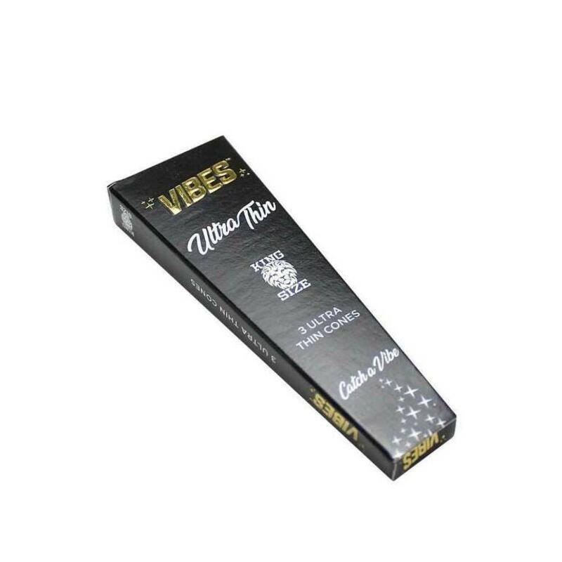 Vibes Ultra Thin King Size Cones - 3 pack