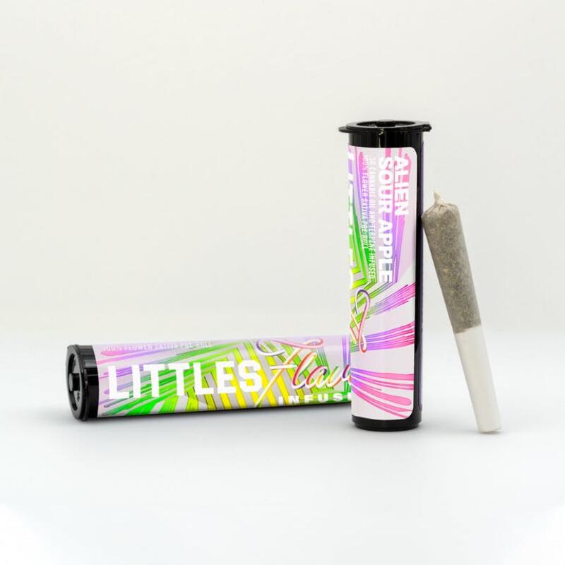 LITTLES Flaves Infused Pre-Roll – Alien Sour Apple