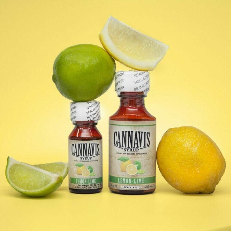 Cannavis - Lemon Lime Syrup Extra Strength 600mg