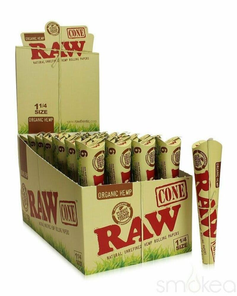 Raw Organic Hemp Cones (King Size)
