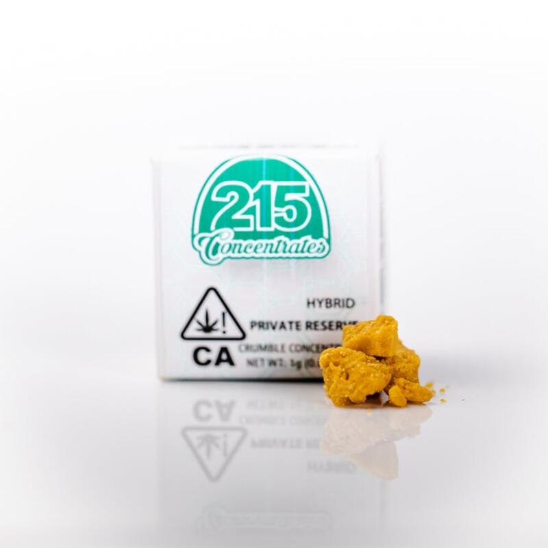 215 Concentrates Private Reserve Crumble 1g