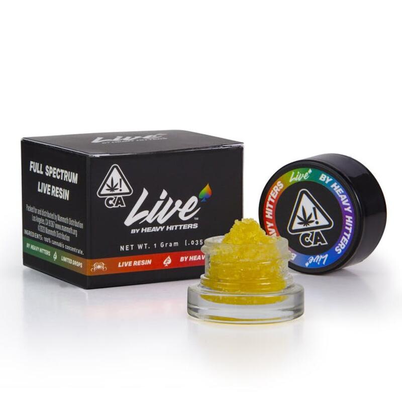 Heavy Hitters LIVE! Candy Cane Live Resin Badder (1g)