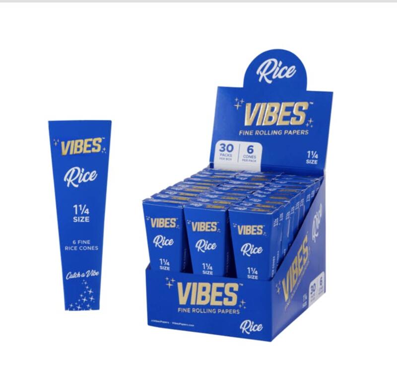 Vibes - 1 1/4 Rice Rolling Papers GRAMS