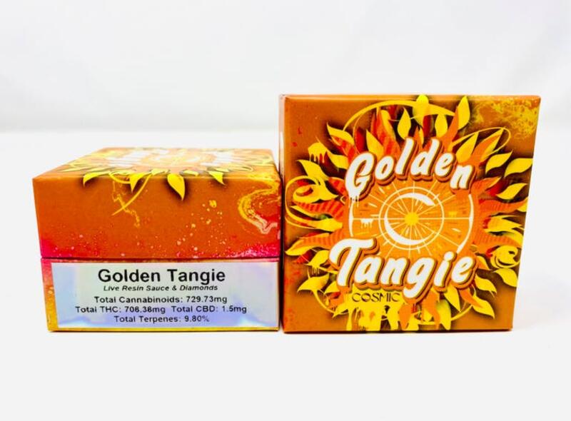 Cosmic Golden Tangie 1g Live Resin & Diamonds