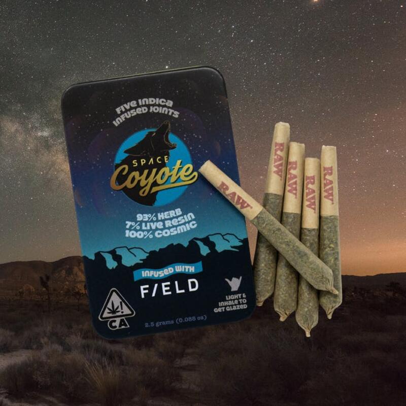 Space Coyote Indica Live Resin 5-Pack