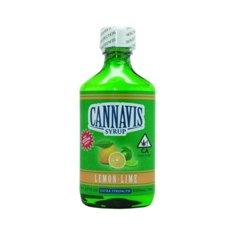 Cannavis - Lemon Lime Syrup Extra Strength 1000mg