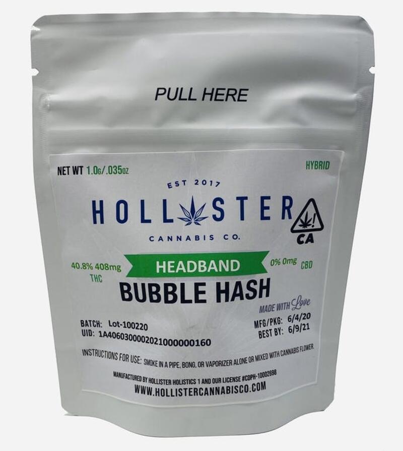 Hollister Pink Lemonade Bubble Hash 1g