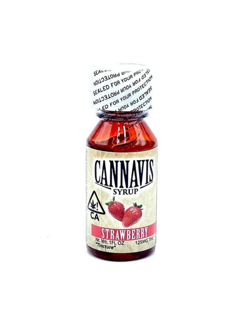 Cannavis - Strawberry Syrup 125mg